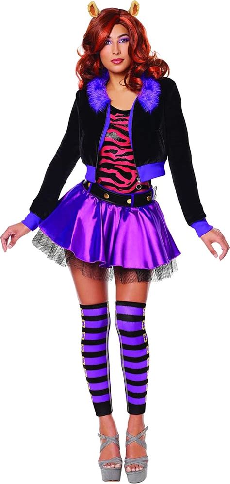 monster high spirit halloween|clawdeen monster high costume adult.